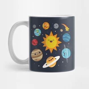 Kawaii Solar System Mug